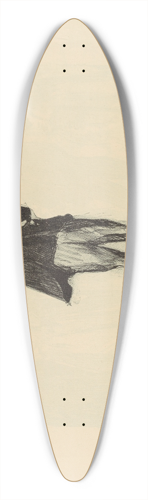 Charles Dana Gibson - Long live the king 39.3 inch art pintail longboard deck