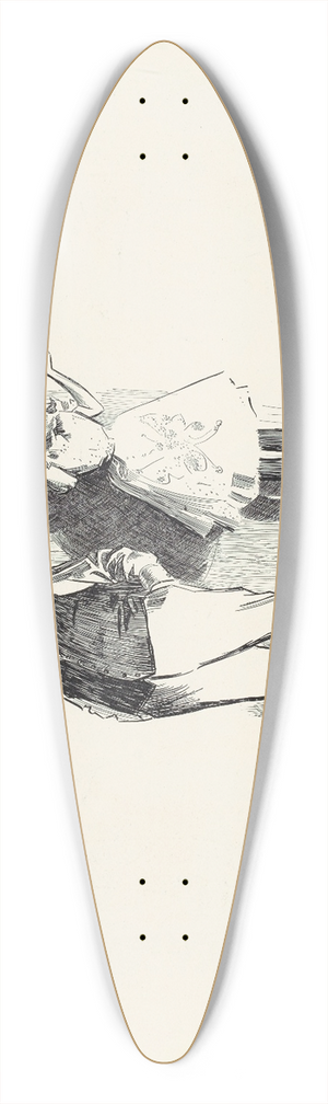 Charles Dana Gibson - Manager; Unless you brace up ill have to break our contract 39.3 inch art pintail longboard deck