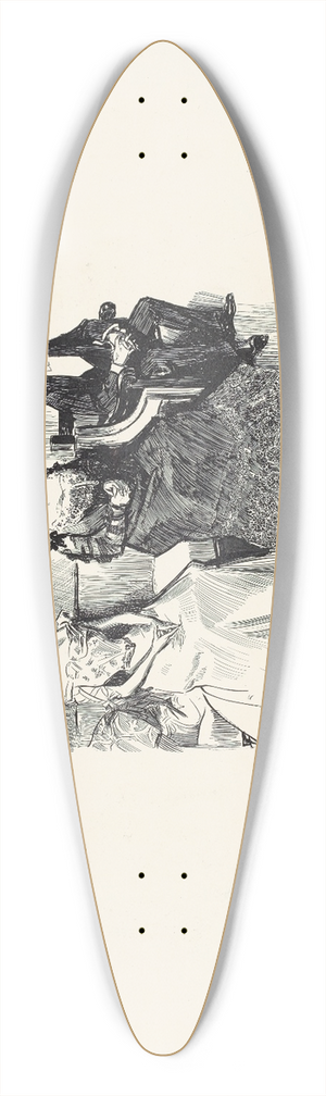 Charles Dana Gibson - Mrs J. Brassy Pushe; I confess im dying to get my daughter married 39.3 inch art pintail longboard deck