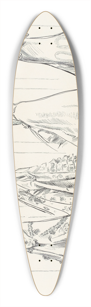 Charles Dana Gibson - People who will have their own way  The girl who refused us 39.3 inch art pintail longboard deck