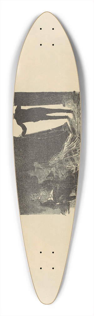 Charles Dana Gibson - That evening her engagement was announced 39.3 inch art pintail longboard deck