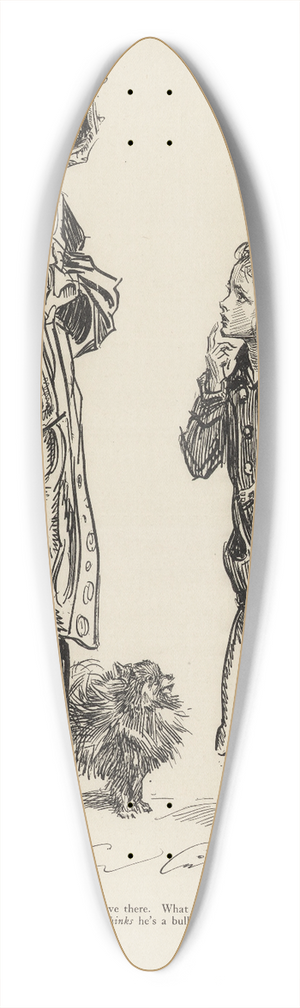 Charles Dana Gibson - Thats a fine dog you have there. 39.3 inch art pintail longboard deck