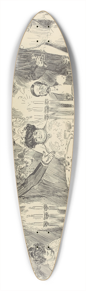 Charles Dana Gibson - The brides health 39.3 inch art pintail longboard deck
