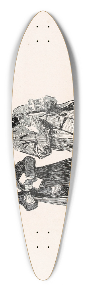 Charles Dana Gibson - The Doctor; Did you give my note to Mrs Barton 39.3 inch art pintail longboard deck