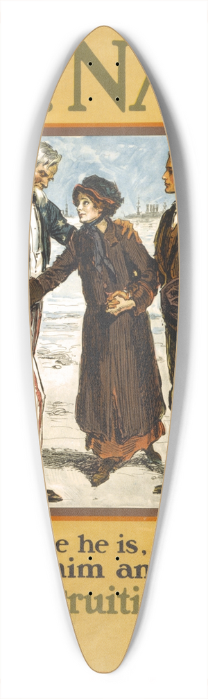 Charles Dana Gibson - U.S. NavyHere he is, sir 39.3 inch art pintail longboard deck