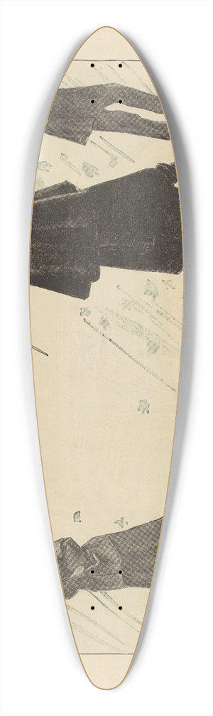 Charles Dana Gibson - Vacation is over 39.3 inch art pintail longboard deck
