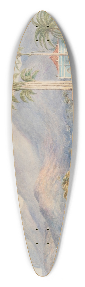 Charles Decimus Barraud - Rio de Janeiro 39.3 inch art pintail longboard deck