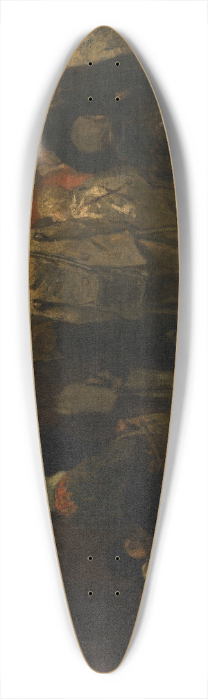 Charles de Groux - Pilgrimage in Diegem 39.3 inch art pintail longboard deck
