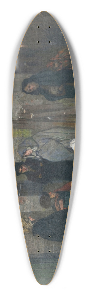 Charles de Groux - The Coffee Roaster 39.3 inch art pintail longboard deck
