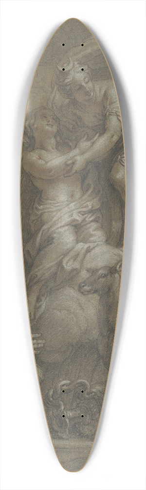 Charles De La Fosse - Sacrifice of Iphigenia 39.3 inch art pintail longboard deck