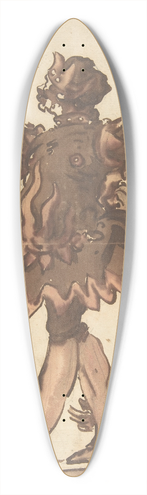 Charles de La Traverse - Costume Design for a Demon (Seor Remon), for a performance held during the celebration of the wedding of Marie-Louise de Bourbon with Archduke Lopold de Habsbourg-Lorraine 39.3 inch art pintail longboard deck