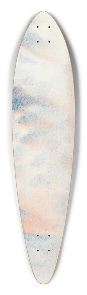 Charles Demuth - Bermuda Sky and Sea with Boats 39.3 inch art pintail longboard deck Charles Demuth - Bermuda Sky and Sea with Boats 39.3 inch art pintail longboard deck