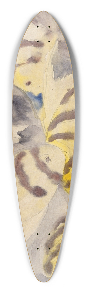 Charles Demuth - Fish Series, No. 3 39.3 inch art pintail longboard deck