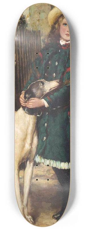 Briton Riviere - At the garden gate 8.25 inch art skate deck Briton Riviere - At the garden gate 8.25 inch art skate deck