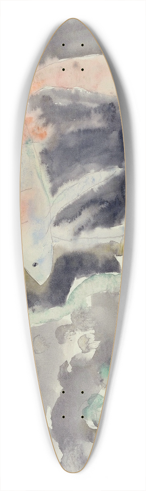 Charles Demuth - Fish Series, No. 5 39.3 inch art pintail longboard deck