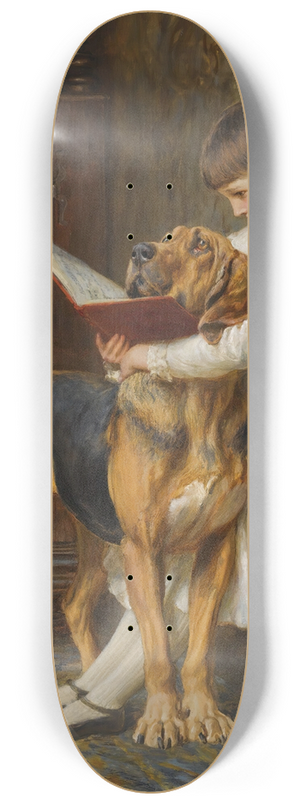 Briton Riviere - Compulsory Education 8.25 inch art skate deck Briton Riviere - Compulsory Education 8.25 inch art skate deck