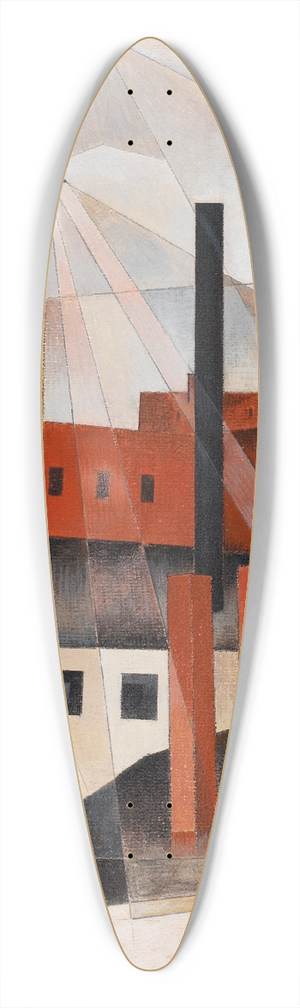Charles Demuth - Piano Movers Holiday 39.3 inch art pintail longboard deck