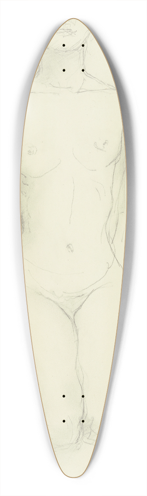 Charles Despiau - Kniender weiblicher Akt in Vorderansicht 39.3 inch art pintail longboard deck
