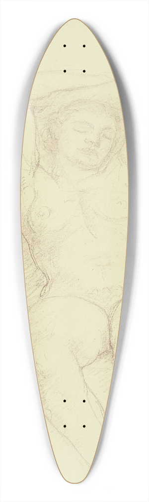 Charles Despiau - Weiblicher Akt halb liegend, in Vorderansicht 39.3 inch art pintail longboard deck