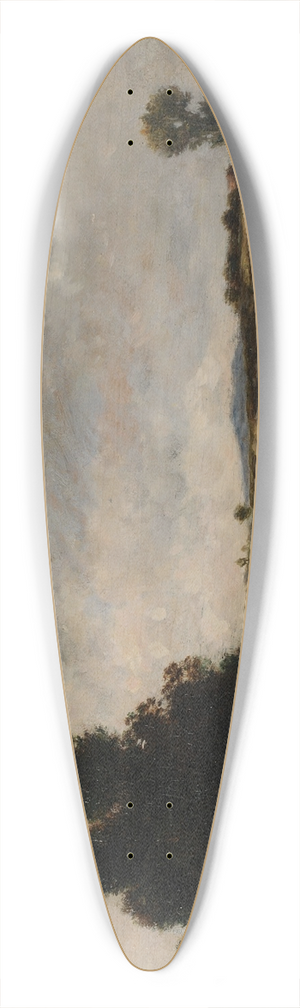 Charles Franois Daubigny - Paysage par temps dorage 39.3 inch art pintail longboard deck Charles Franois Daubigny - Paysage par temps dorage 39.3 inch art pintail longboard deck