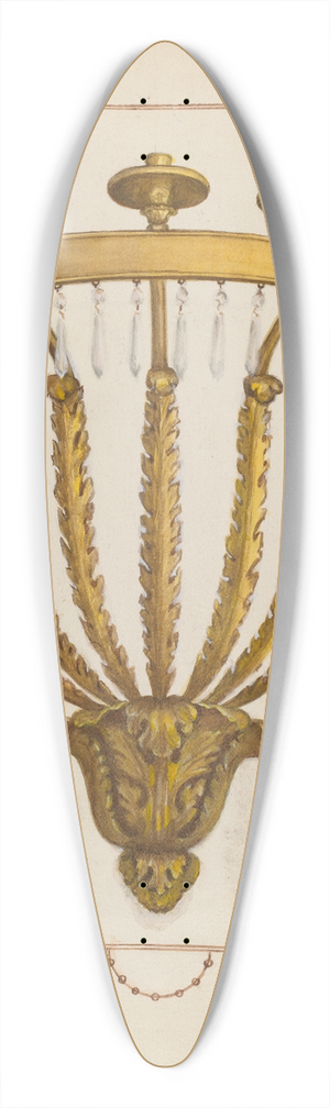 Charles Garjian - Sconce 39.3 inch art pintail longboard deck