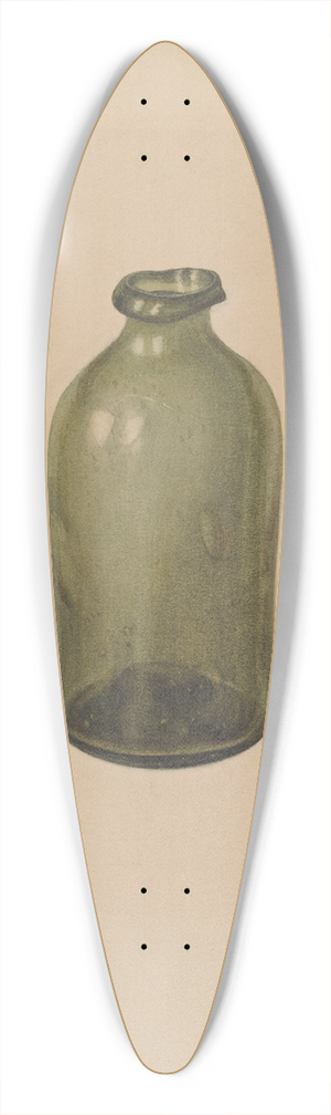 Charles Garjian - Shoe Blacking Bottle 39.3 inch art pintail longboard deck