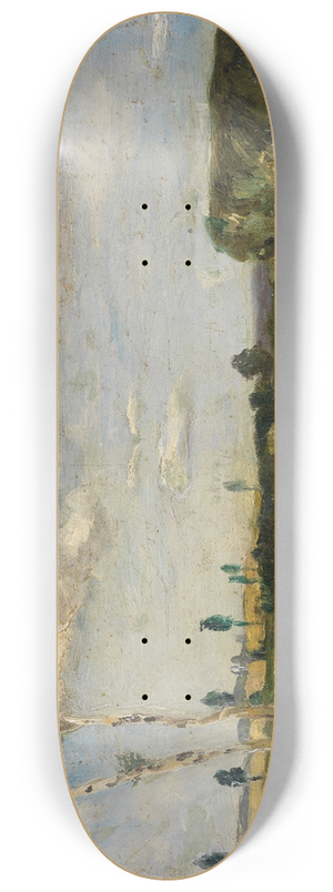 Bruno Gimpel - Kleine Landschaft mit Heuwagen 8.25 inch art skate deck