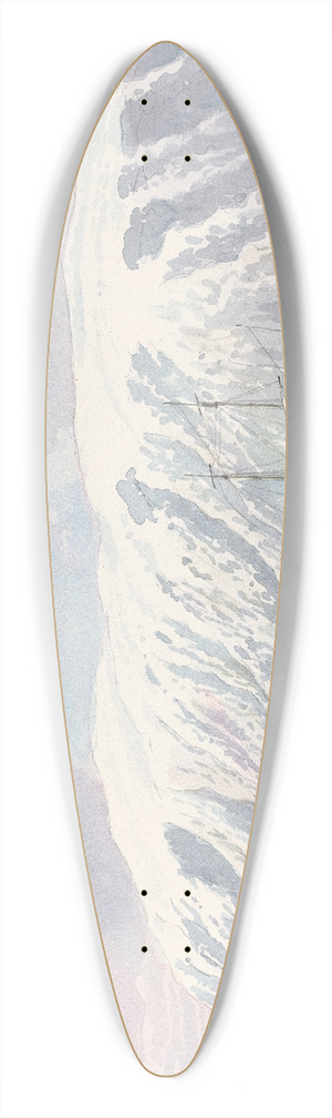 Charles Hamilton Smith - Hecla and Griper 39.3 inch art pintail longboard deck