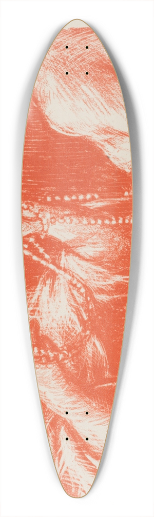 Charles Haslewood Shannon - The bead necklace 39.3 inch art pintail longboard deck
