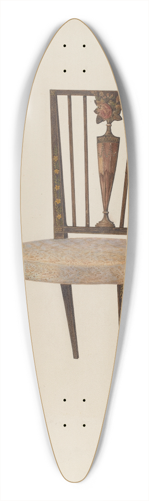 Charles Henning - Side Chair 39.3 inch art pintail longboard deck