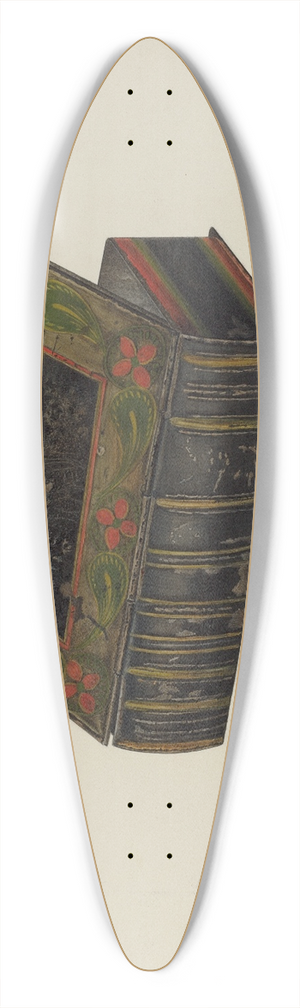 Charles Henning - Toleware Trinket Box 39.3 inch art pintail longboard deck