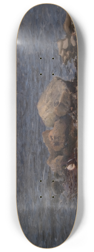 Bruno Liljefors - Rocky Promontory 8.25 inch art skate deck Bruno Liljefors - Rocky Promontory 8.25 inch art skate deck