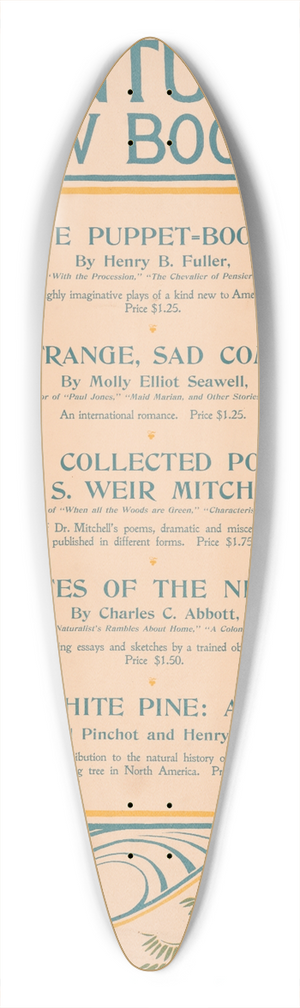Charles Herbert Woodbury - The Century Co.s new books 39.3 inch art pintail longboard deck
