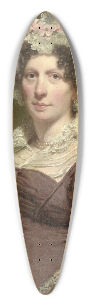 Charles Howard Hodges - Portrait of a Woman 39.3 inch art pintail longboard deck