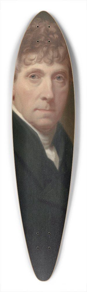 Charles Howard Hodges - Self-portrait 39.3 inch art pintail longboard deck