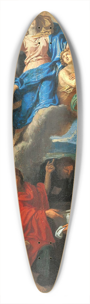 Charles Le Brun - Assumption Of The Virgin 39.3 inch art pintail longboard deck