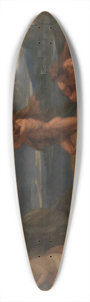 Charles Le Brun - Heracles frees Hesione 39.3 inch art pintail longboard deck