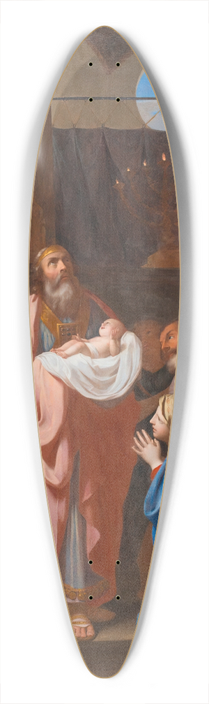 Charles Le Brun - The Presentation of Christ in the Temple 39.3 inch art pintail longboard deck