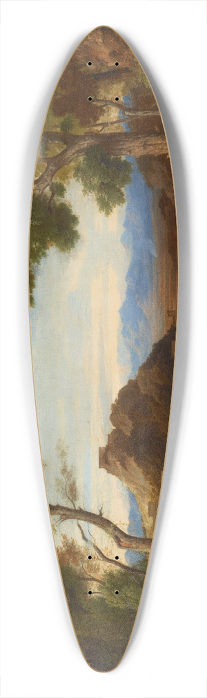 Charles Lock Eastlake - Classical landscape 39.3 inch art pintail longboard deck