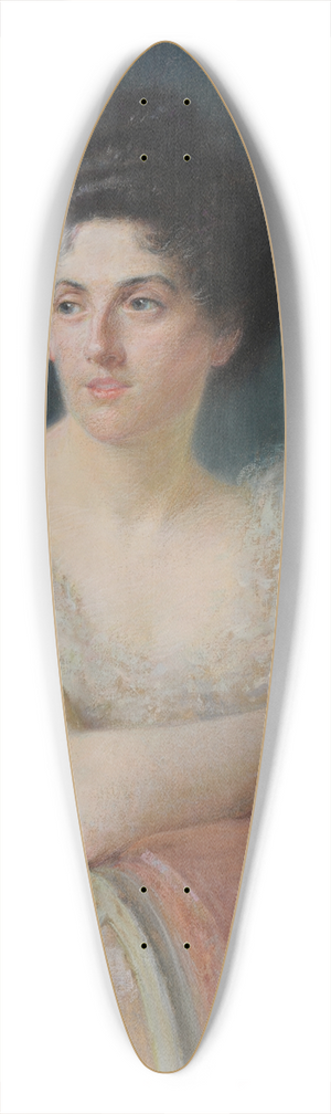 Charles-Lucien Landre - Mme Edouard Delaine 39.3 inch art pintail longboard deck