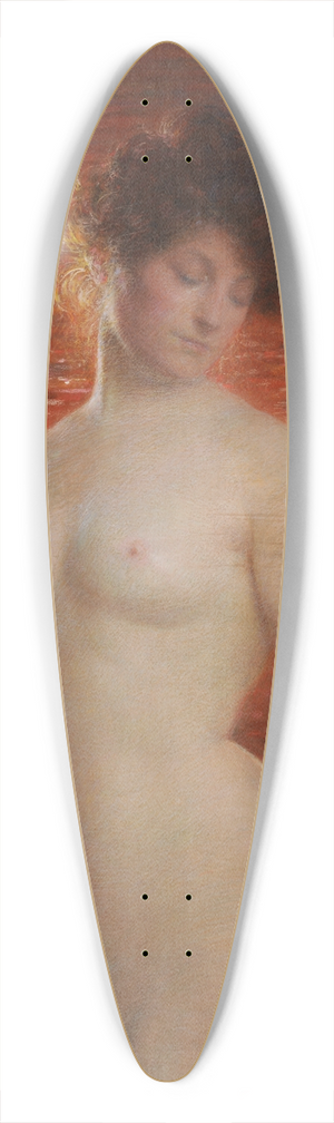 Charles-Lucien Landre - Modestie 39.3 inch art pintail longboard deck
