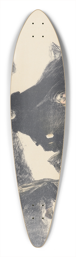 Charles-Lucien Landre - Nol 39.3 inch art pintail longboard deck
