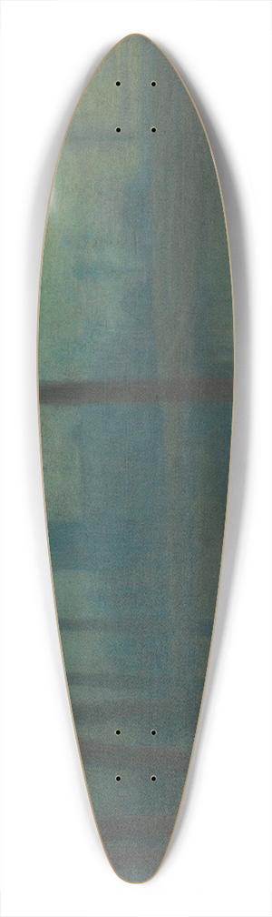 Charles Mertens - Evening in Royston 39.3 inch art pintail longboard deck