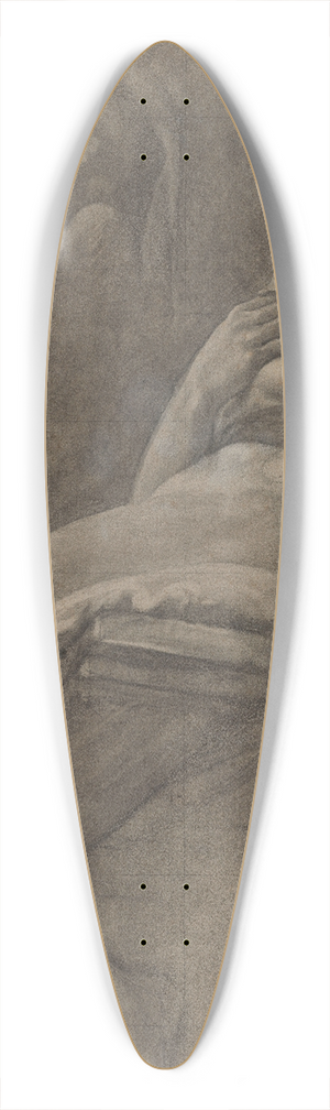 Charles Mertens - Figure Study 39.3 inch art pintail longboard deck