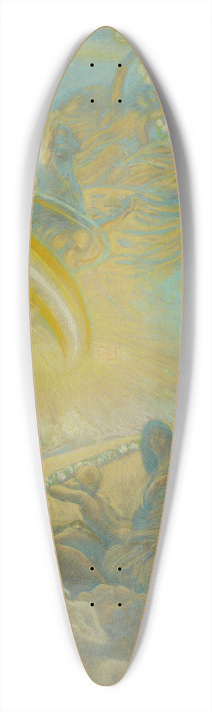 Charles Mertens - Rythmus 39.3 inch art pintail longboard deck