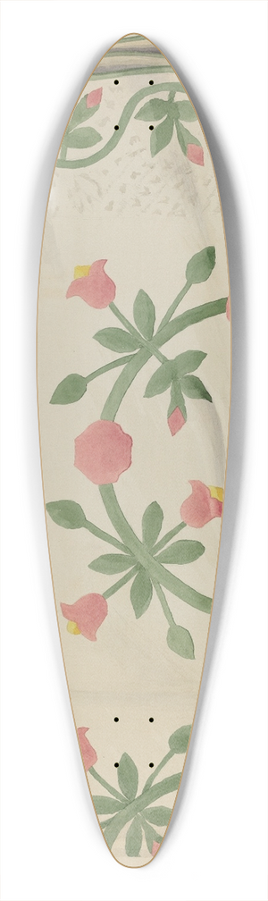Charles Moss - Quilt 39.3 inch art pintail longboard deck