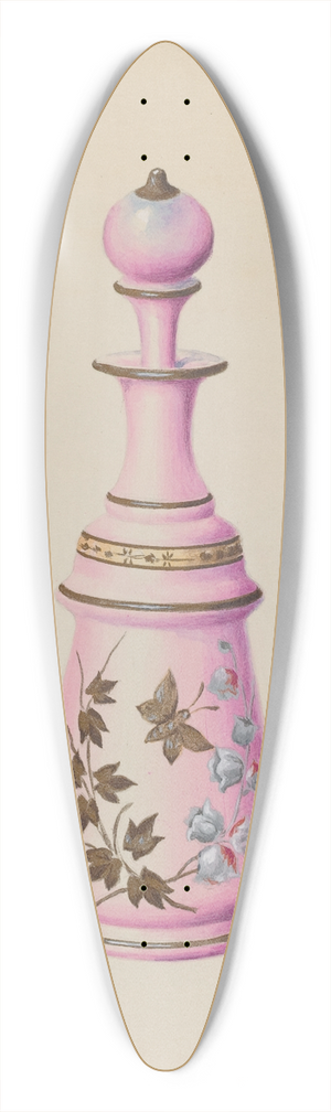Charles Moss - Toilet Bottle 39.3 inch art pintail longboard deck