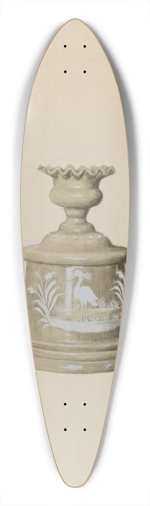 Charles Moss - Trinket Box with Lid 39.3 inch art pintail longboard deck