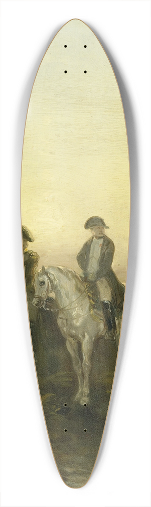 Charles Rochussen - Napoleon with his Staff 39.3 inch art pintail longboard deck