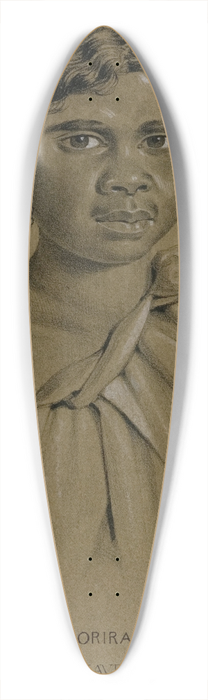 Charles Rodius - Morirang, Shoalhaven Tribe, New South Wales 39.3 inch art pintail longboard deck